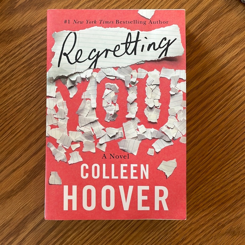 Regretting You by Colleen Hoover Paperback Book